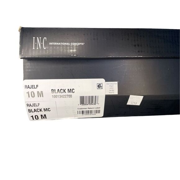 INC Womens Rajelf Faux Suede Wide Calf Knee-High Boots Black 10 Medium - Picture 8 of 8